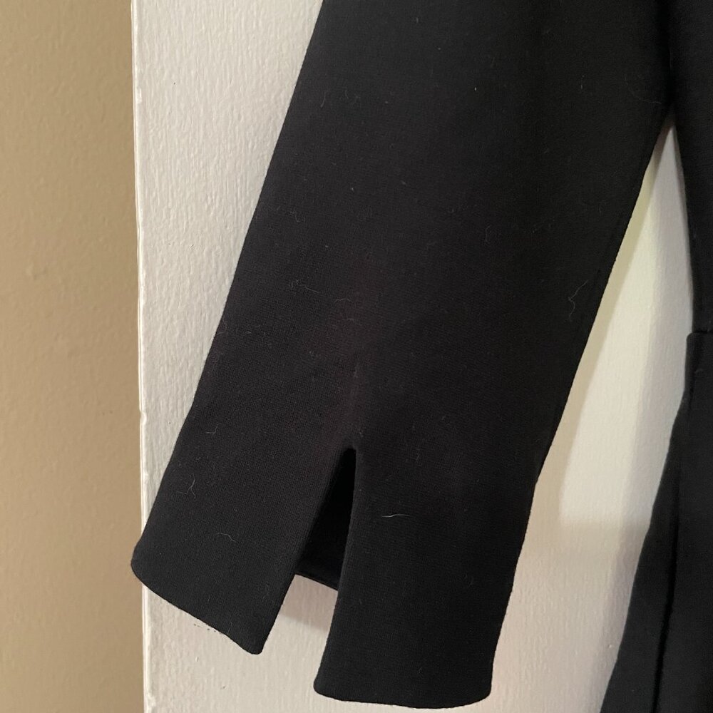 Kate Spade Black Pearl Rhinestone Embellished Collar Fit Flare Dress XS NJMU8188 - Picture 5 of 14